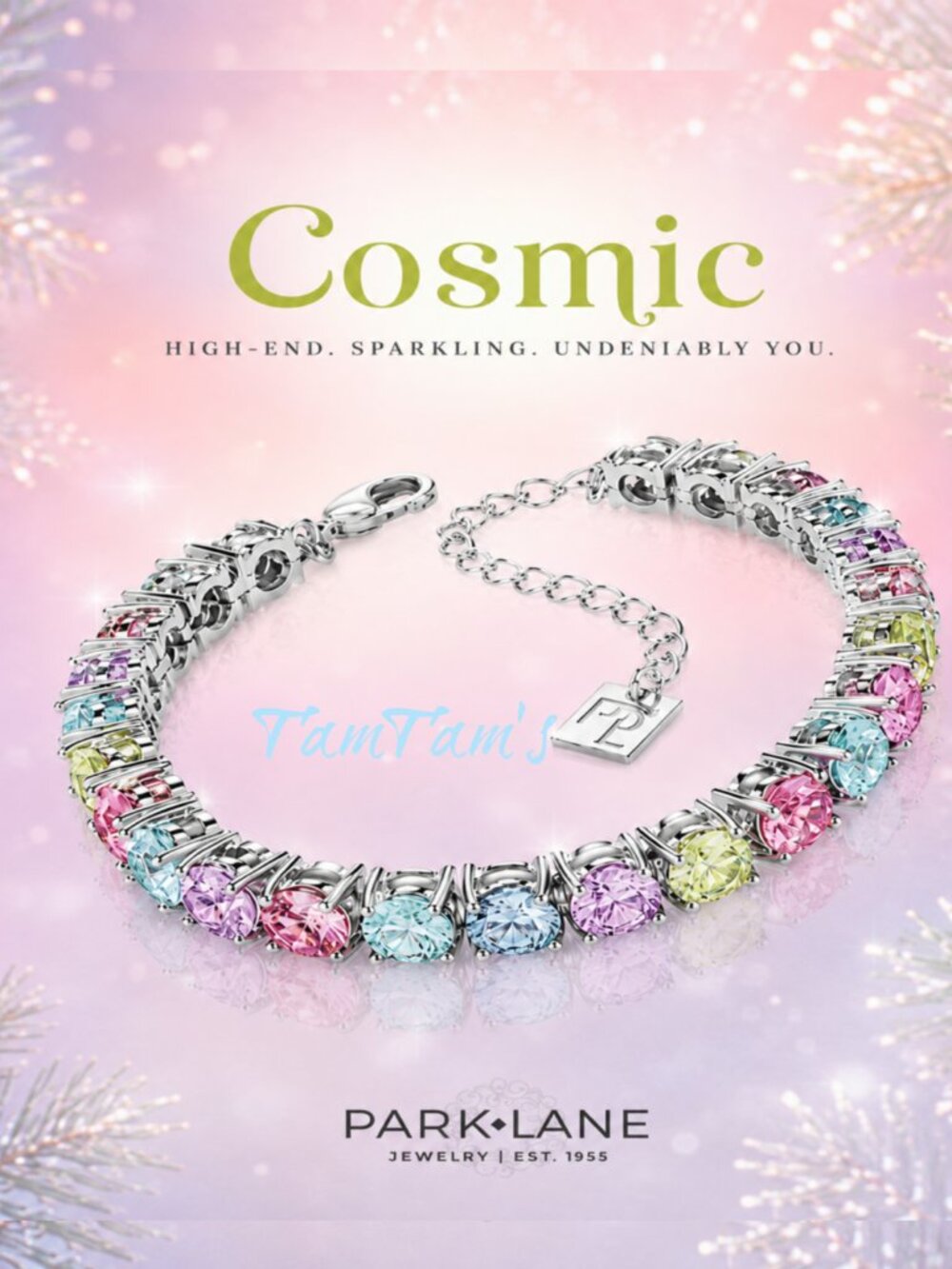 Park Lane Cosmic Impression Tennis Bracelet